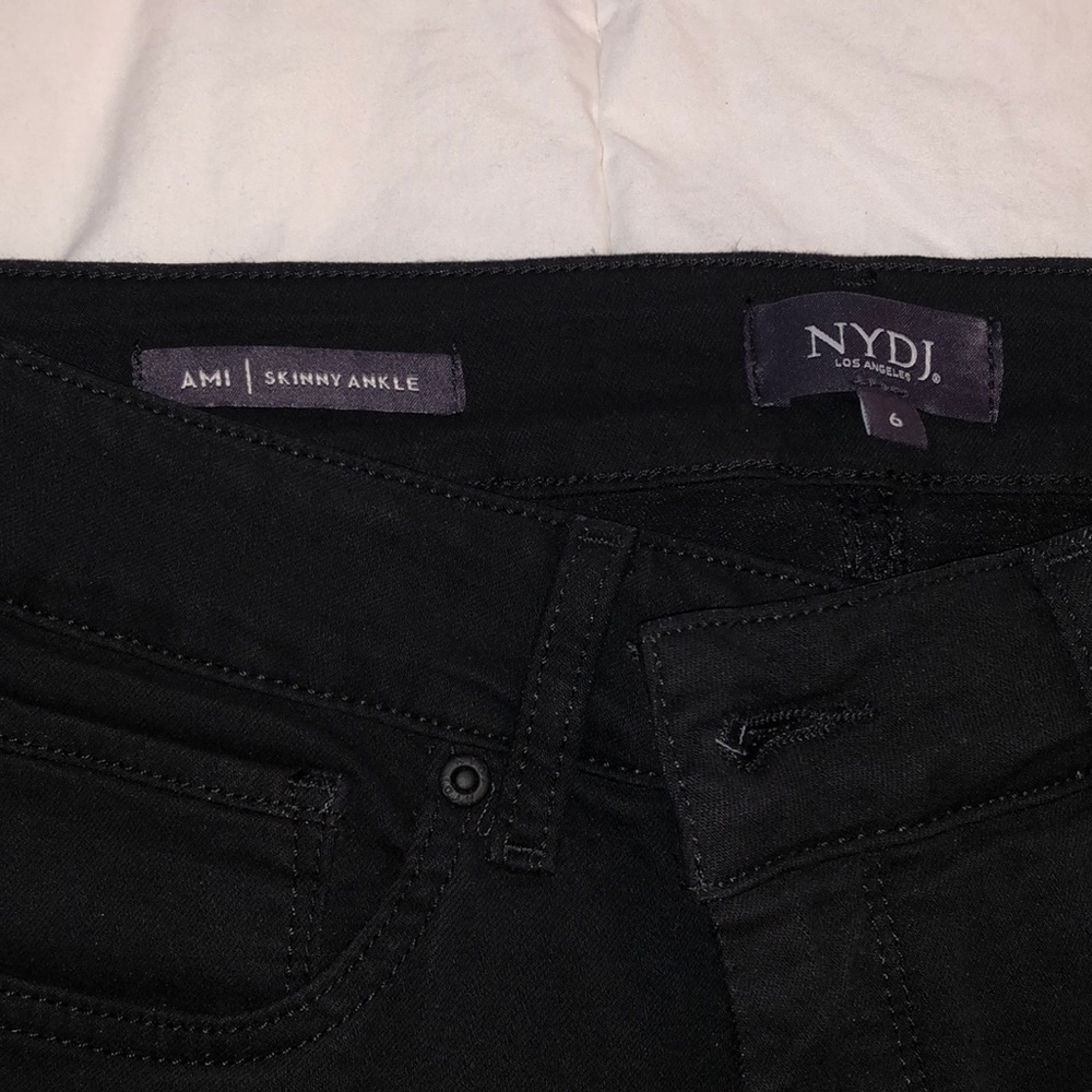 NYDJ Size 6 Skinny Ankle Black. Worn Once.
